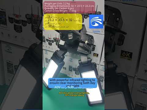 AOV 4G Solar Smart Camera — Stay connected anywhere, anytime!#camera #Street lamp monitoring