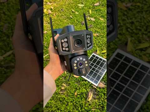 V380 Pro Smart WiFi Solar Powered Security Camera 😱