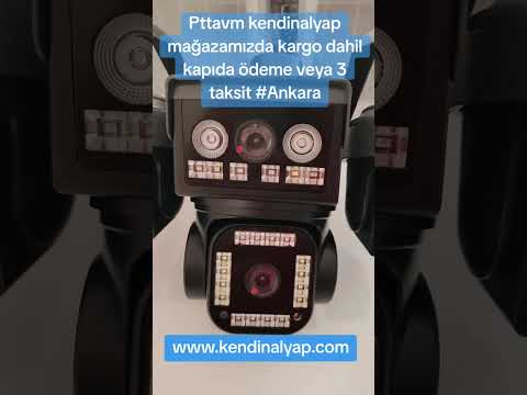 En gelişmiş esim 4g solar çift güneş panelli 4 lens güvenlik kamerası solar kamera ankara