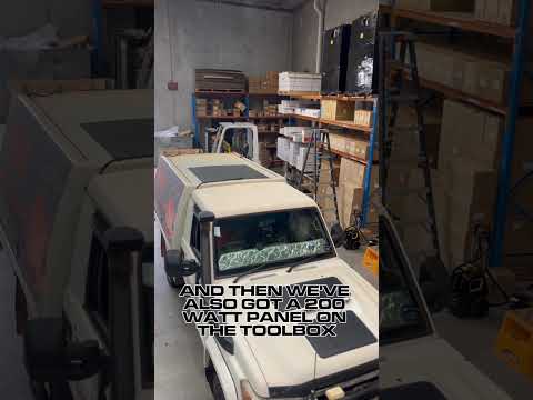 Ultimate Solar Setup: 65 Twin Bonnet Panels + 200W Canopy Power – Vehicle Solar Solutions