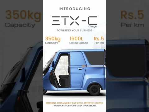 ETX electric auto rickshaw solar panel 130km#viral #viralvideo