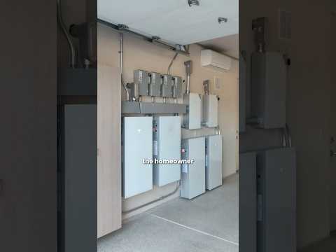 58 solar panels, 4 Tesla Powerwall 3 batteries, and a full home backup system 🔋☀️