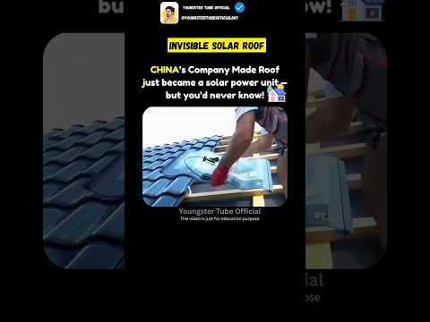 Solar Roof Tiles That Disappear Into Your Home 😱 | China’s Smart Energy Revolution