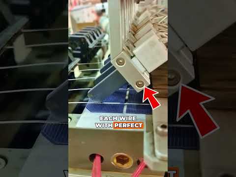 How Solar Panels Are Really Made — Up Close! #SolarTech #CleanEnergy #fyp #Amazing #trending #viral