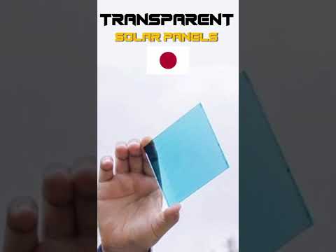 Transparent Solar panels 😱 | #shorts