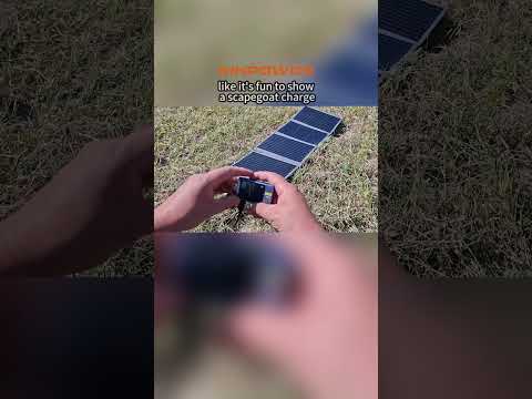 MHPOWOS 40W Solar Panel | RV Trips & Home Backup Power
