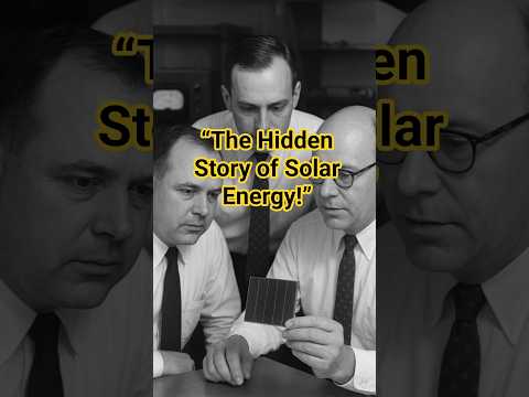 “The Incredible Journey of the Solar Cell — From Sunlight to Electricity”#facts #scienceexperiment