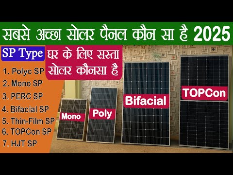 सबसे Best Solar Panel कौन सा है | Best Solar Panel in India 2025 | घर के लिए बेस्ट सोलर पैनल ..