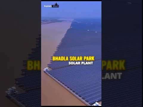 🌞 The World’s Largest Solar Power Plant India’s Bhadla Solar Park 10 Million Panels  Clean Energy 🇮🇳