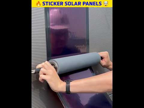 🔥 Sticker Solar Panels 🤯 #telugufacts #shorts #trending