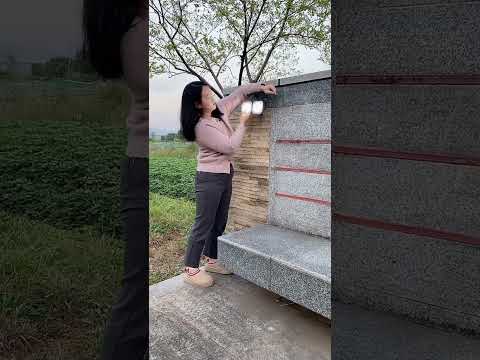 Powerful Solar Double Head Pavilion Light No Electricity Needed!