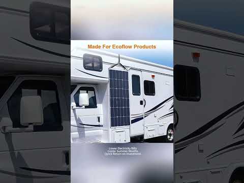 ☀️ Quzhou Weiqing Flexible Solar Panels with Microinverter #cleanenergy #solarpower