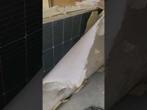 UNBOXING 550 Watt Solar Panel | ShubhamTech HUB | #solar #unboxing #trending #shorts