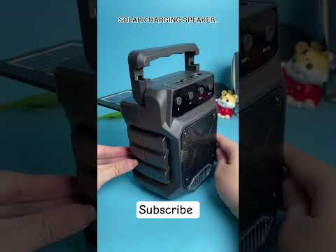 solar charging speaker #solar #speaker #electronics #homegadgets