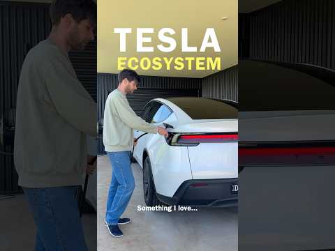 Model Y + Powerwall 3 🙌 #tesla #teslamodely #teslapowerwall #solar