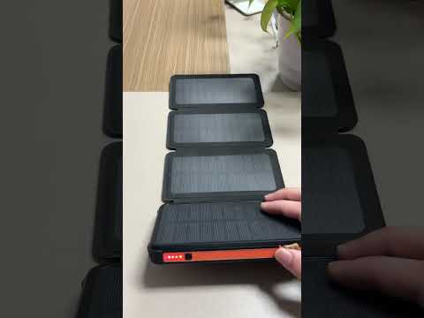 🔋 20000mAh Outdoor Power Bank | Charges with Four Solar Panels | Supports OEM/ODM Customization 🔋