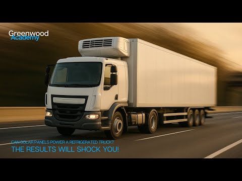 Can Solar Panels Power a Refrigerated Truck? The Results Will Shock You! #truck