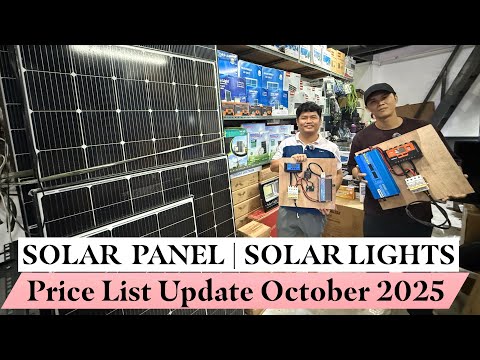 SOLAR PANEL | SOLAR LIGHTS Price List Update October 2025