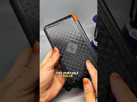 Portable Solar Panel Kit 18W – Foldable Monocrystalline Charger with Dual USB, LED Light & Display