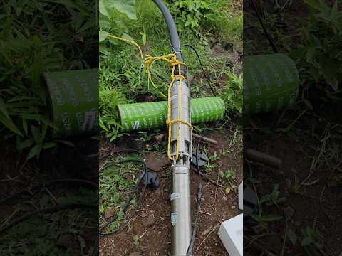 Ecozon 5 HP solar motor pump fitting and Pani pressure ⚡🙌🌎#shorts #solarpump #solarenergy #trending