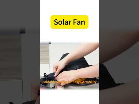 Solar Camping Fan