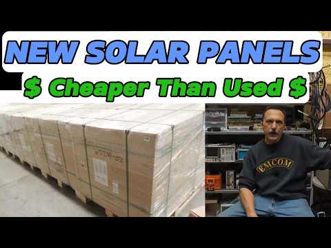 How I Buy New Solar Panels Cheaper Than Used, Real Numbers!