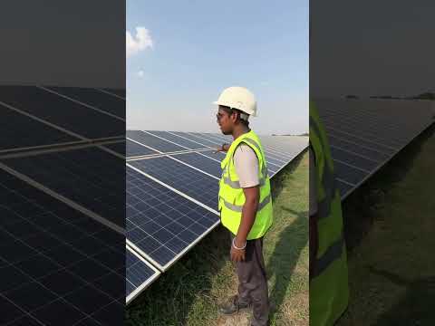 “How Big Solar Panels Are Installed ☀️ | Massive Solar Project Explained!” #shorts