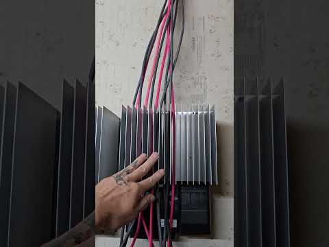 Running wires for the new solar panels #narrowayhomestead #offgridliving #diysolar #solarpanels