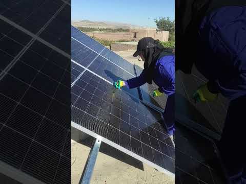 solar panels install project for electrical DC panel install #electrical #solarproject #solarelectri