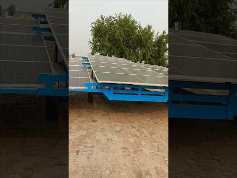 Easy Move Solar System 16 Solar Panels on Trolley Moveable Solar Power Trolley | Latest 2025 Design