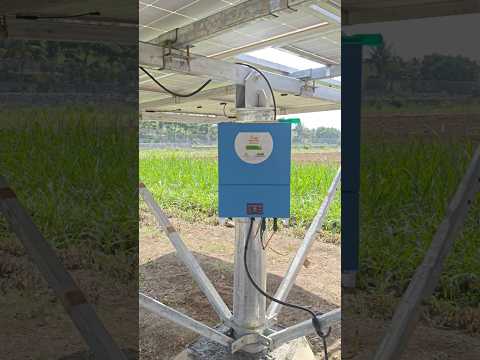 jain 5 HP solar pump installation and Pani pressure β‘π #solarenergy #solarpump #shorts #shortvideo