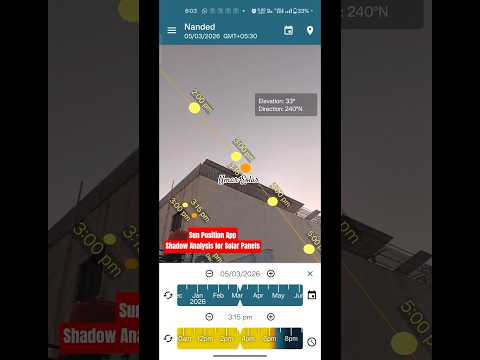 Solar Panels Shadow Analysis Best App | Sun Position App