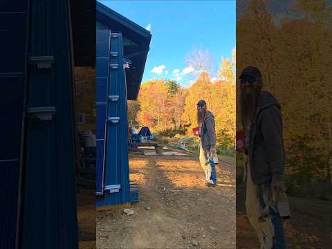 putting up solar panels @Narrowayhomestead