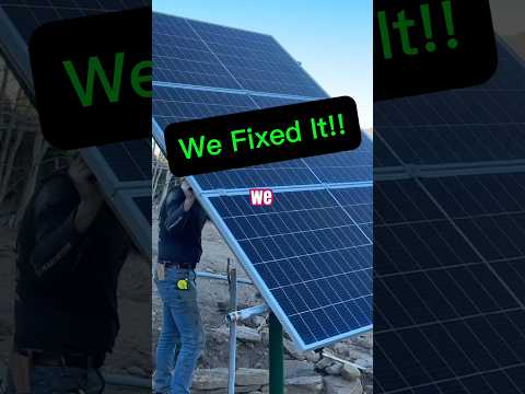 Our Solar Panels Didn’t Fit our DIY Stand- Here’s the Fix