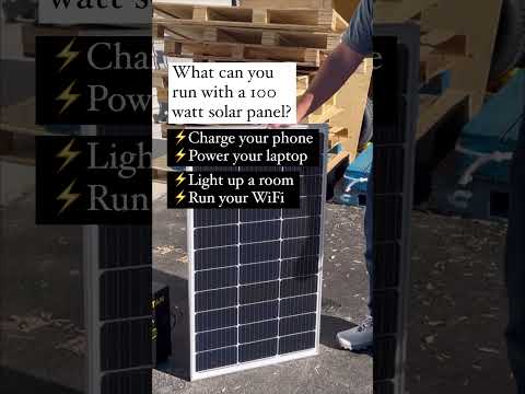100 watt solar panel #powerstation #solarpanels