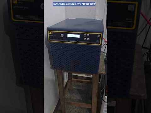 Luminous 2kw off grid inverter 150ah dual battery 24v 590w bifacial solar panel connected without EB