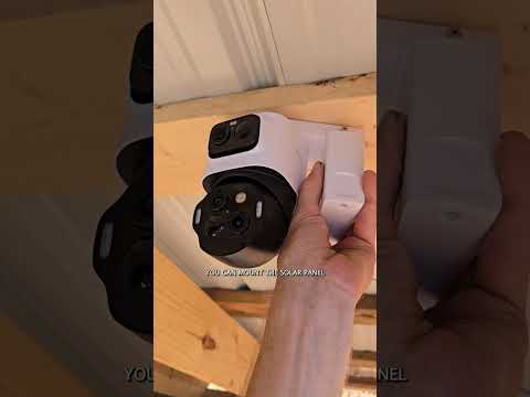 A solar powered security camera with AI Track and 8x Zoom! It’s been a game changer in security here