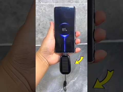 Solar Power Bank 😱 দারুন 🔋 Portable Sun-Charge Tech 🌍 Keychain Energy #Shorts #ytshorts #facts