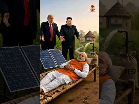 Trump & Kim Stole Modi’s Solar Panels?! 🤯😂| Funny political memes| #shortsfeed #ytshorts #trending