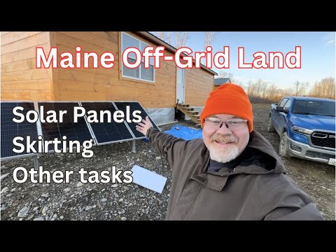 Solar panels, skirting and other projects.