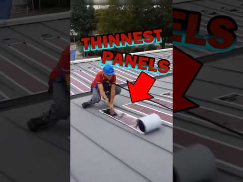 Solar Panels You Can PEEL & STICK! 😲 #shorts