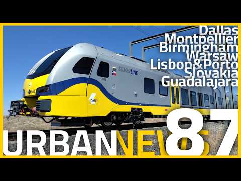Dallas Launched Silver Line | Montpellier Tram Extension | Solar Panels In Warsaw | Urban News 87