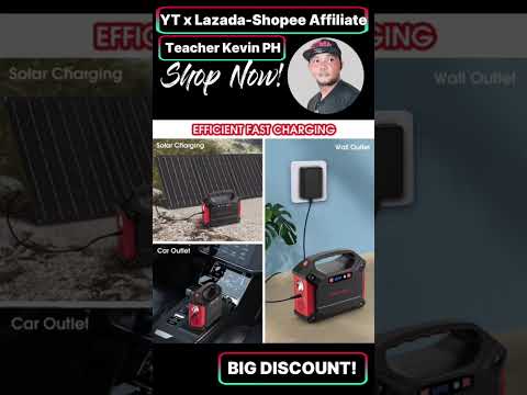 Nextstorm Power Station With Solar Panel | #shopeeaffiliate #lazadaaffiliate