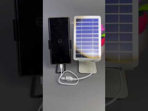 Solar charging panel with it you’ll never have to worry about your phone running out of power again