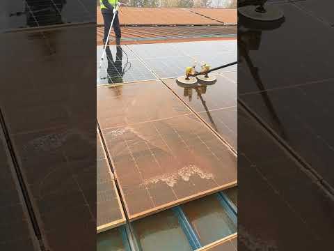 Genius Daily Hack to Clean Your Solar Panels ☀️💧 | Boost Energy Efficiency #Shorts