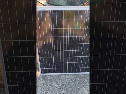 Livmaxx 110W Mono Perc Solar Panel After 8 Months #shorts #livmaxx #solarpanel