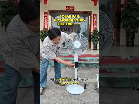 solar fan fot electric free ！ wholesale ship globally #sourcing #solarpanels #solarfan
