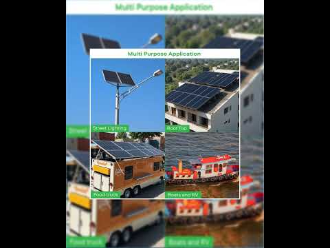 WAAREE Solar Panel (Pack of 6) Polycrystalline 335 Watt 72 Cells 24 Volts Solar Panels,Aluminum A…