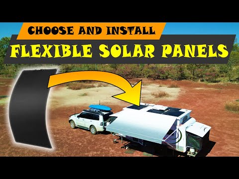 Choosing and installing flexible solar panels