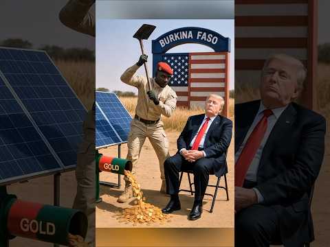 Trump Sleeping in the Desert 😂 Ibrahim Traoré vs Gold Solar Panels
